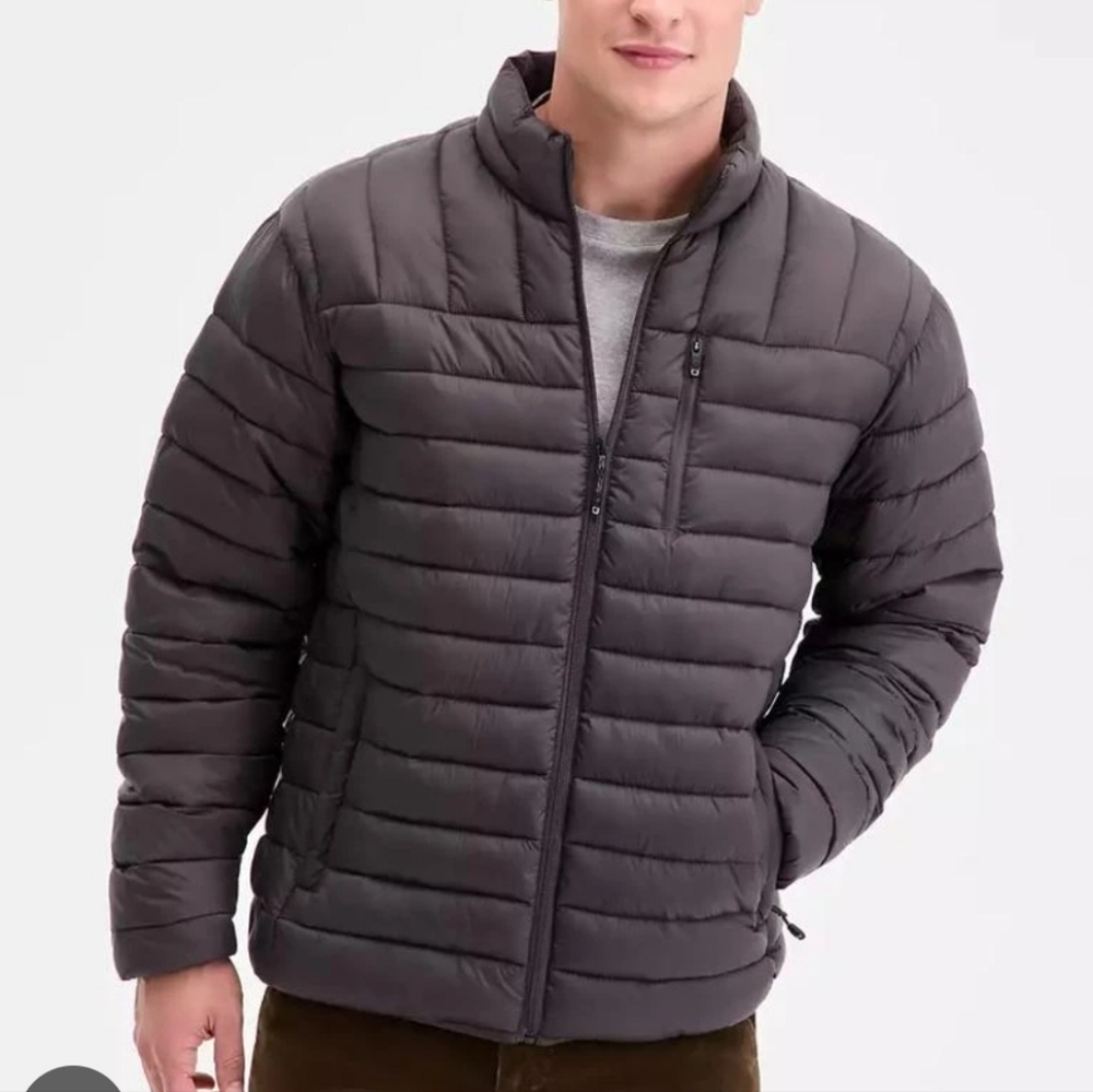 Hawke & Co Men's Empire Pramaloft Packable Jacket Charcoal SzXL Dock Outdoor